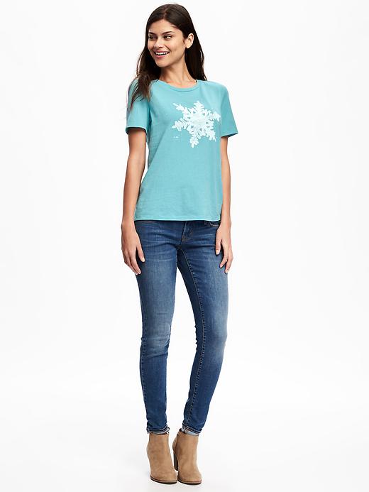 Image number 3 showing, Relaxed Graphic Tee for Women