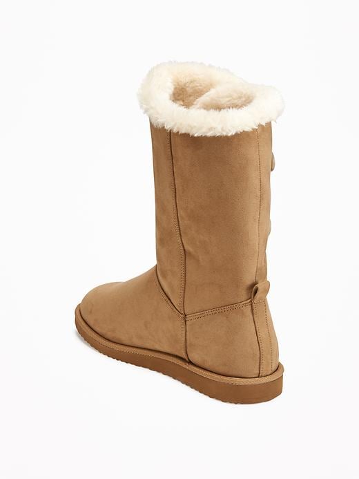 Image number 3 showing, Tall Sherpa-Lined Boots for Women