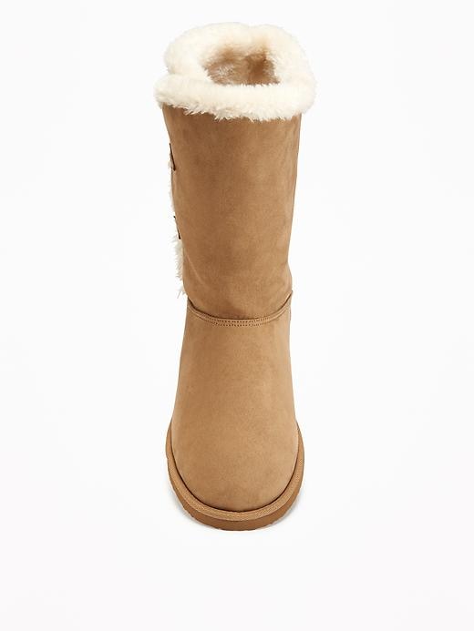 Image number 2 showing, Tall Sherpa-Lined Boots for Women