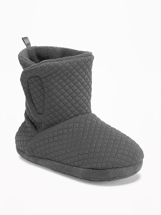 Old Navy Quilted Bootie Slippers For Toddler Shop Your Way Online