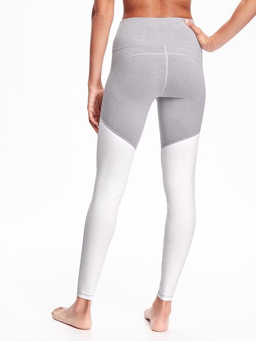 View large product image 2 of 3. Go-Dry Cool Mid-Rise Yoga Leggings for Women