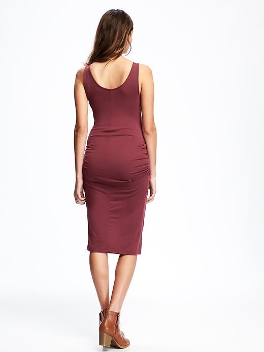 Image number 2 showing, Maternity Bodycon Jersey Tank Dress