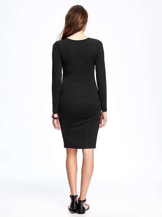 Image number 2 showing, Maternity Bodycon Jersey Dress