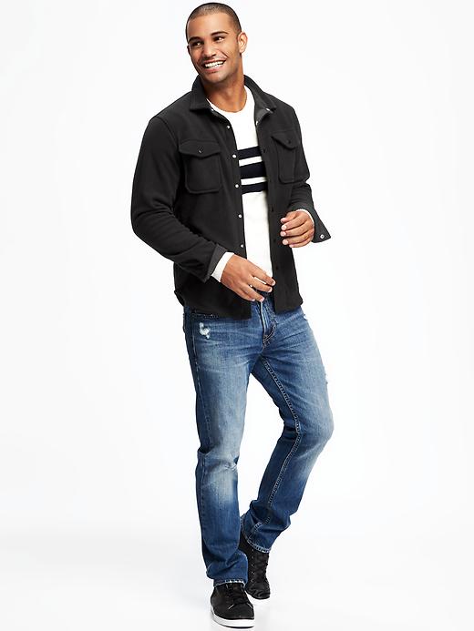 Image number 3 showing, Micro-Fleece Shirt Jacket for Men