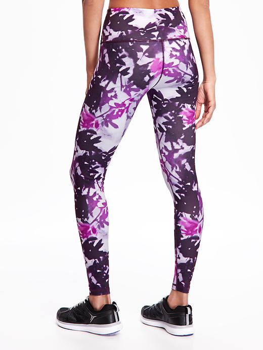 View large product image 2 of 2. High-Rise Printed Compression Leggings for Women