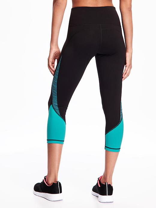 View large product image 2 of 3. Go-Dry Cool High-Rise Compression Crops for Women