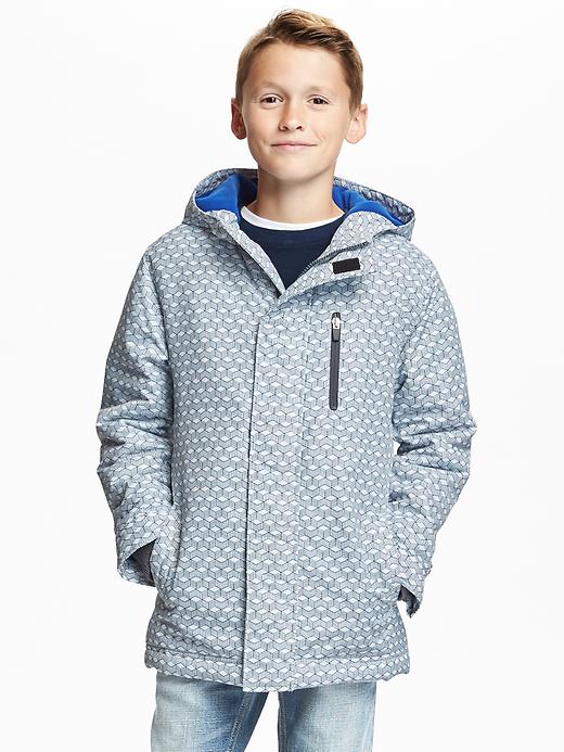 View large product image 1 of 3. Patterned Snowboard Jacket For Boys