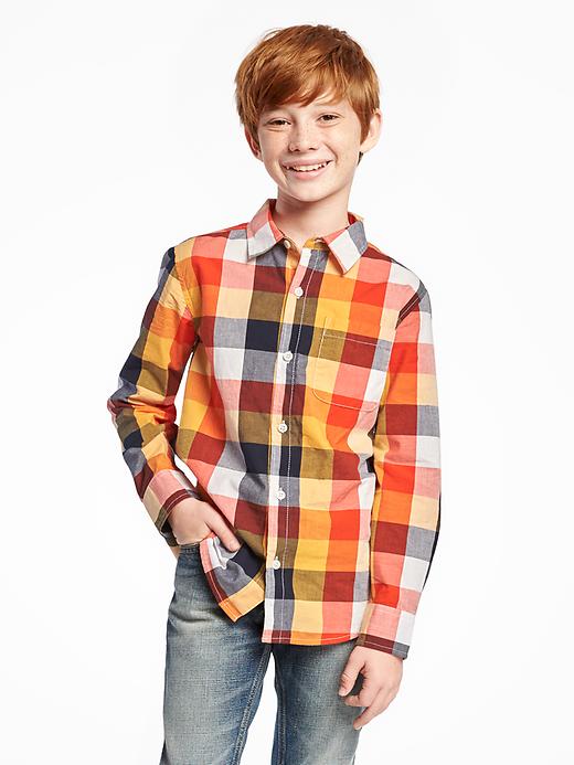 View large product image 1 of 2. Classic Poplin Shirt for Boys