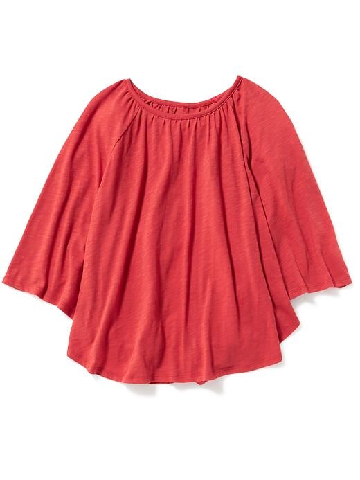 View large product image 1 of 1. Slub-Knit Circle Top for Girls
