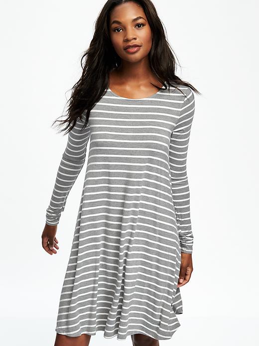 Image number 3 showing, Knit Swing Dress for Women
