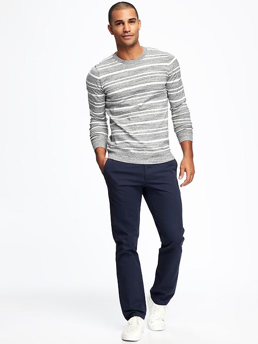 Image number 3 showing, Lightweight Crew-Neck Sweater for Men