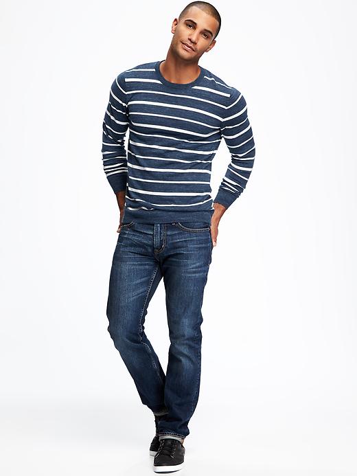 View large product image 1 of 1. Lightweight Crew-Neck Sweater for Men