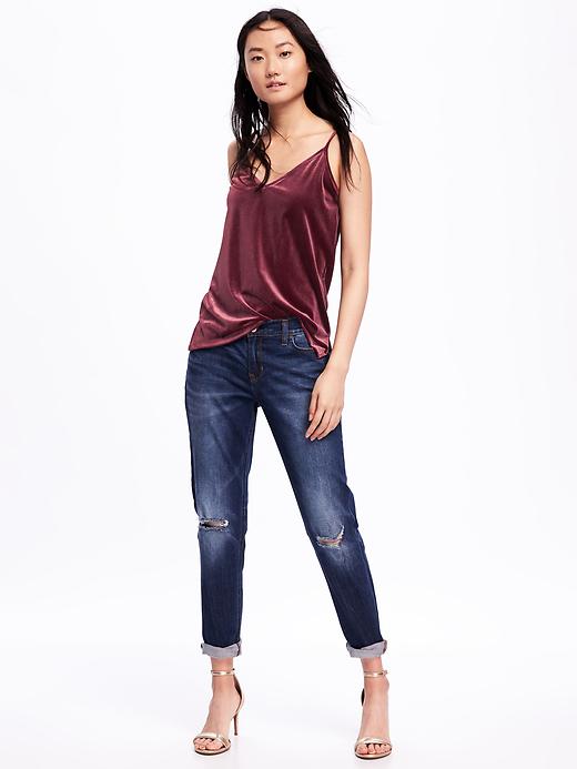 Image number 3 showing, Relaxed Velvet Cami for Women