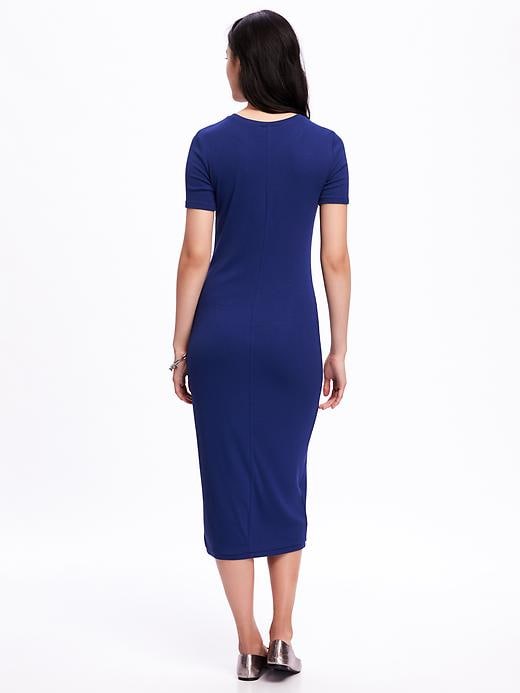Image number 2 showing, Fitted Rib-Knit Midi for Women