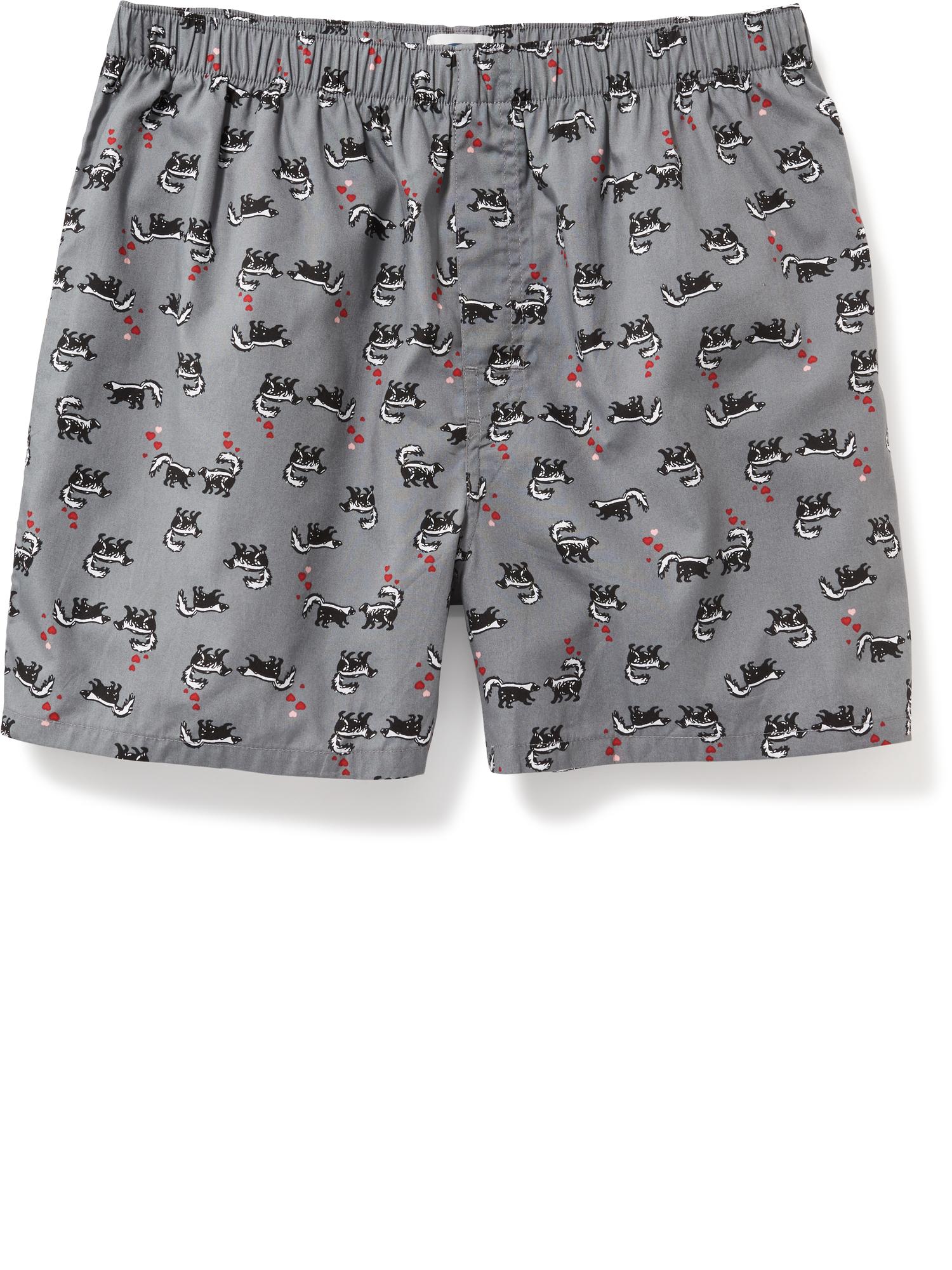 View large product image 1 of 1. Valentine's Day-Print Boxers for Men