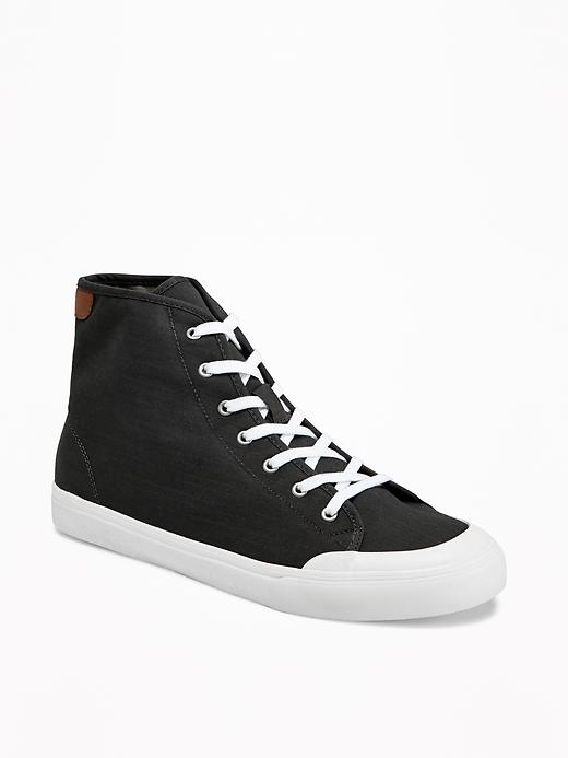 View large product image 1 of 1. Herringbone High-Tops for Men