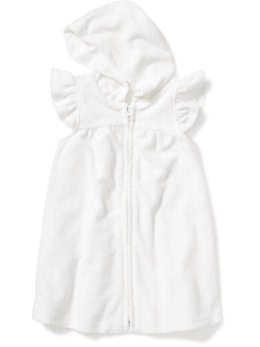 View large product image 2 of 2. Hooded Terry Swim Cover-Up for Toddler Girls