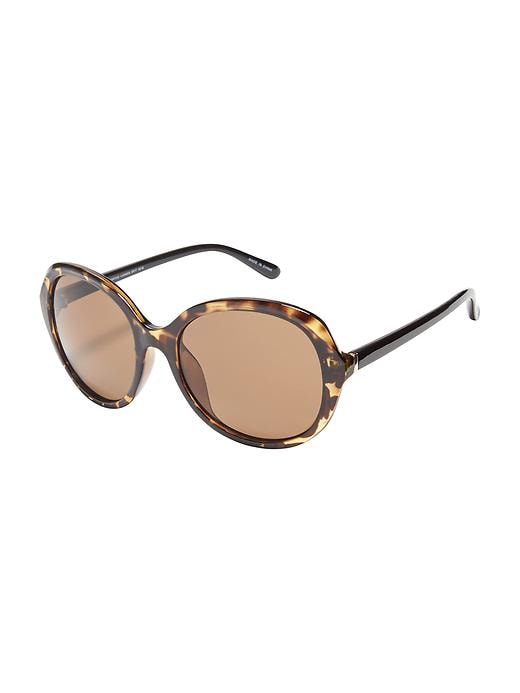 View large product image 1 of 1. Over-Sized Rounded Sunglasses for Women