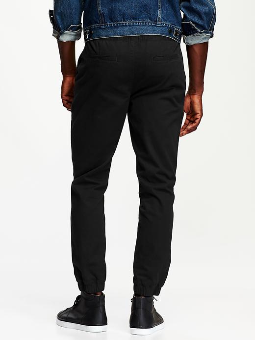 View large product image 2 of 2. Twill Joggers for Men