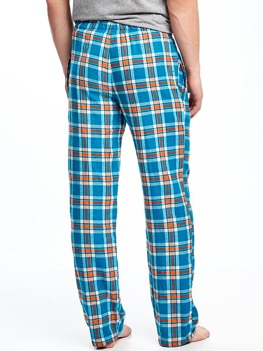 View large product image 2 of 2. Plaid Flannel Sleep Pants for Men