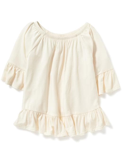 View large product image 1 of 1. Off-the-Shoulder Swing Top for Toddler Girls