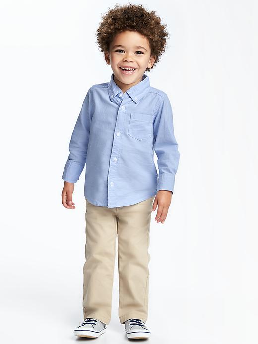 View large product image 2 of 2. Oxford Shirt for Toddler Boys
