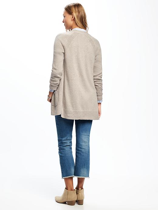 Image number 2 showing, Textured Boyfriend Cardi for Women