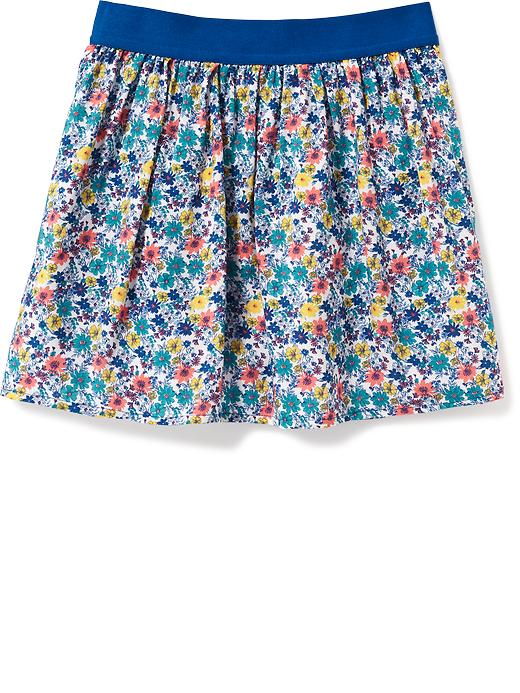 View large product image 1 of 1. Elastic-Waist Circle Skirt for Girls