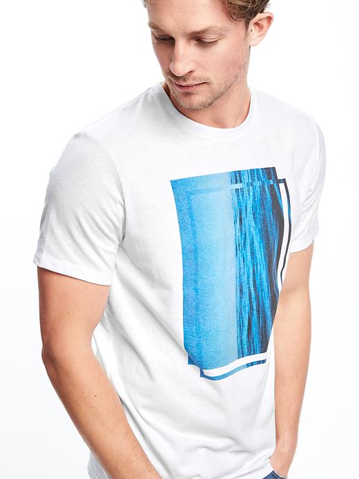 Image number 4 showing, Graphic Crew-Neck Tee for Men
