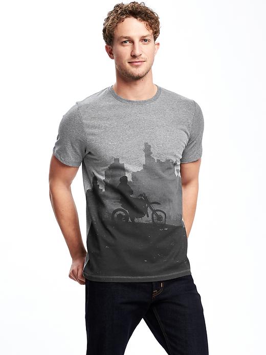 View large product image 1 of 1. Graphic Crew-Neck Tee for Men