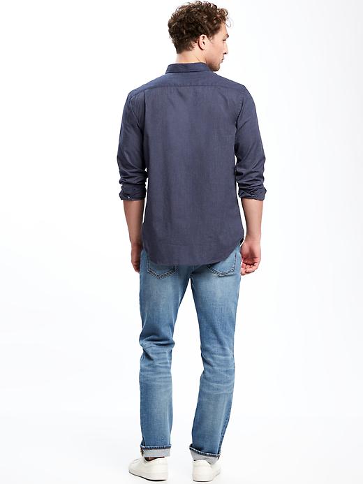 Image number 2 showing, Regular-Fit Poplin Shirt For Men