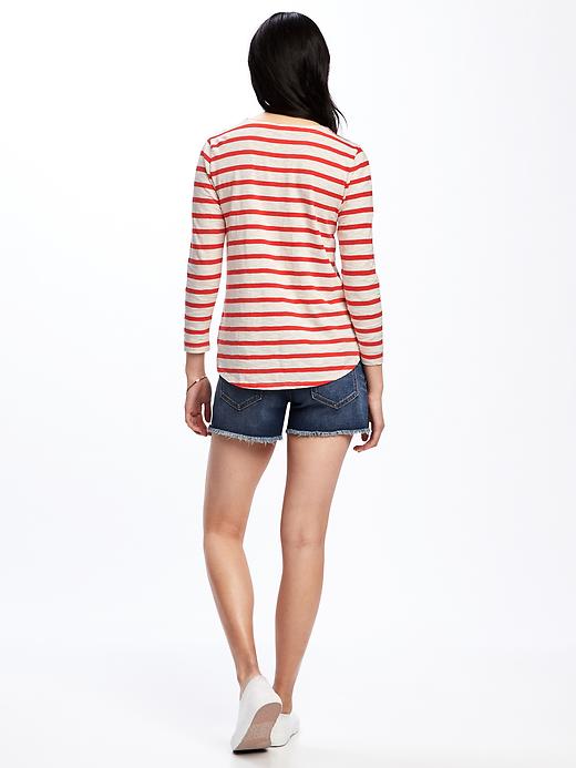 Image number 2 showing, Relaxed Lace-Up Top for Women