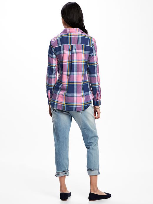 Image number 2 showing, Classic Plaid Shirt for Women