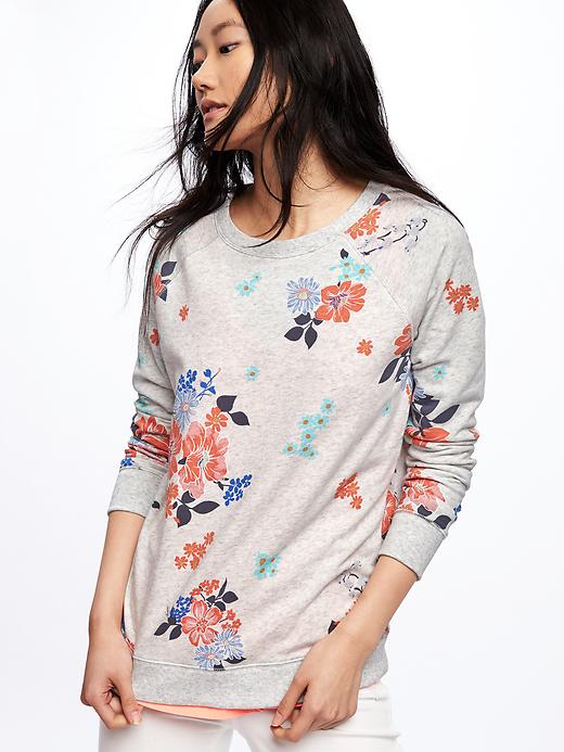 Image number 4 showing, Relaxed Vintage Fleece Sweatshirt for Women