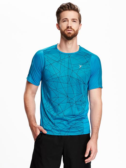 Image number 1 showing, Go-Dry Cool Micro-Texture Performance Tee for Men