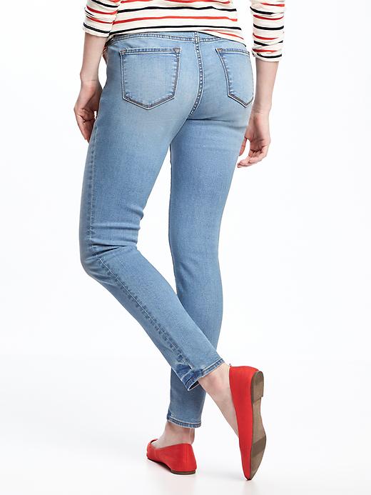 View large product image 2 of 3. Maternity Side-Panel Rockstar Jeans