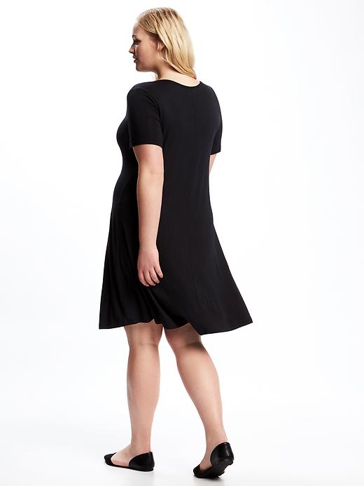 Image number 2 showing, Plus-Size Jersey Swing Dress