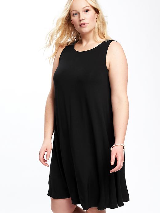 Image number 3 showing, Jersey Plus-Size Swing Dress