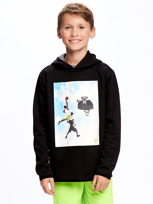 View large product image 1 of 2. Go-Dry Photo-Graphic Hoodie For Boys