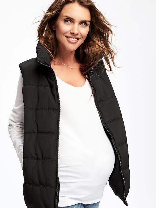 Image number 4 showing, Maternity Frost-Free Micro Performance Fleece Vest