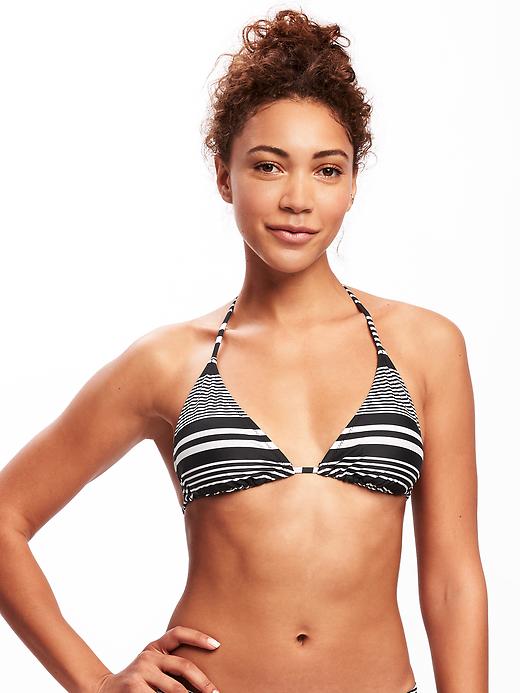 Image number 1 showing, Triangle String-Bikini Top for Women