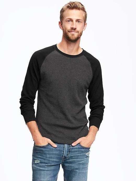 View large product image 1 of 1. Thermal Baseball Tee for Men