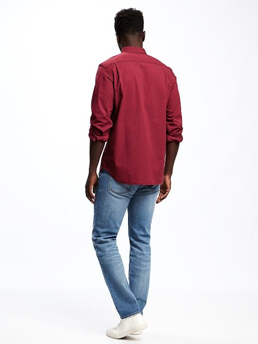 Image number 2 showing, Regular-Fit Built-In Flex Everyday Oxford Shirt for Men
