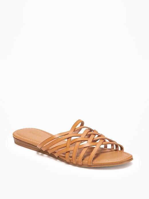Image number 1 showing, Slip-On Huarache Sandals for Women