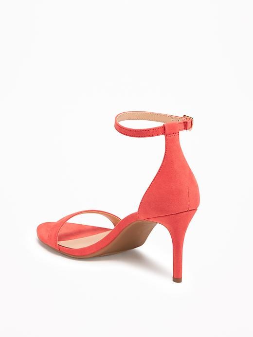 Image number 3 showing, Sueded Single-Strap Heels for Women