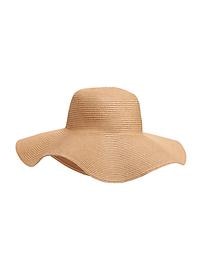View large product image 3 of 3. Floppy Straw Sun Hat for Women