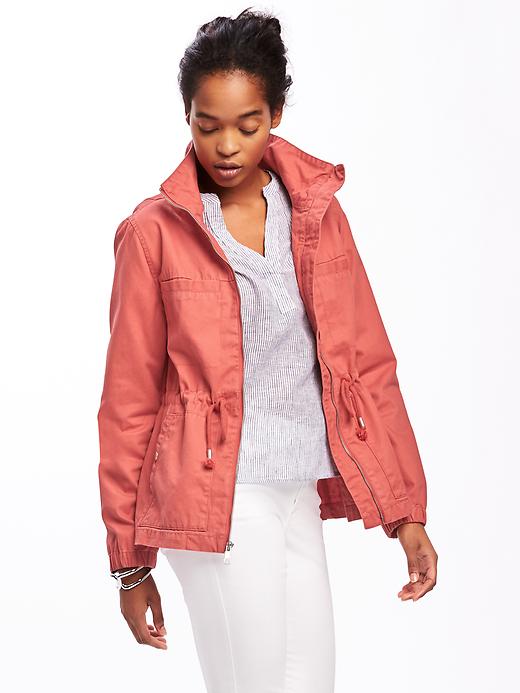 Twill Field Jacket for Women Old Navy