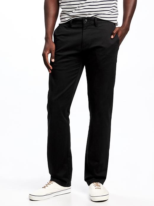 Old Navy Slim Built In Flex Ultimate Khakis For Men Size 33w 36l Tall - Black