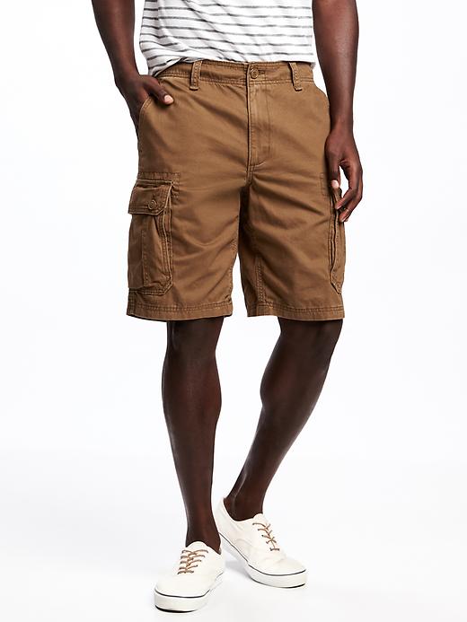 View large product image 1 of 2. Broken-In Cargo Shorts for Men (10")
