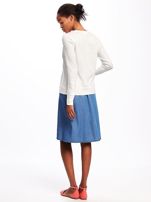 Image number 2 showing, Classic Crew-Neck Cardi for Women